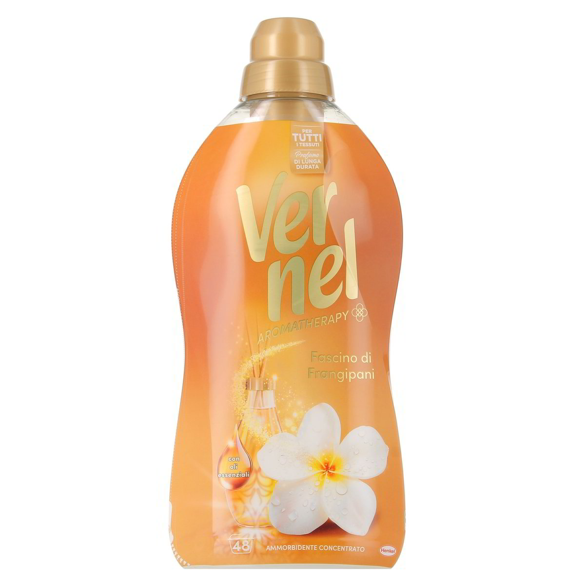 Vernel Ammorbidente Concentrato Aromatherapy Fascino Di Frangipani 48 Lavaggi 1056 ml