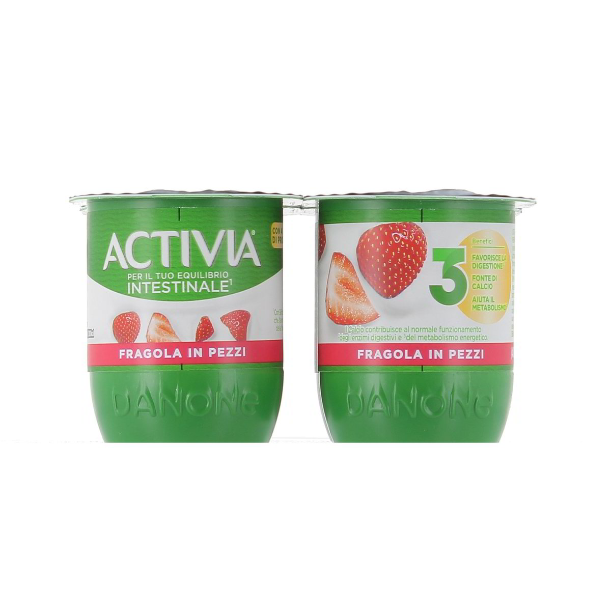 Danone Activia Con Fragola In Pezzi 4x125 g