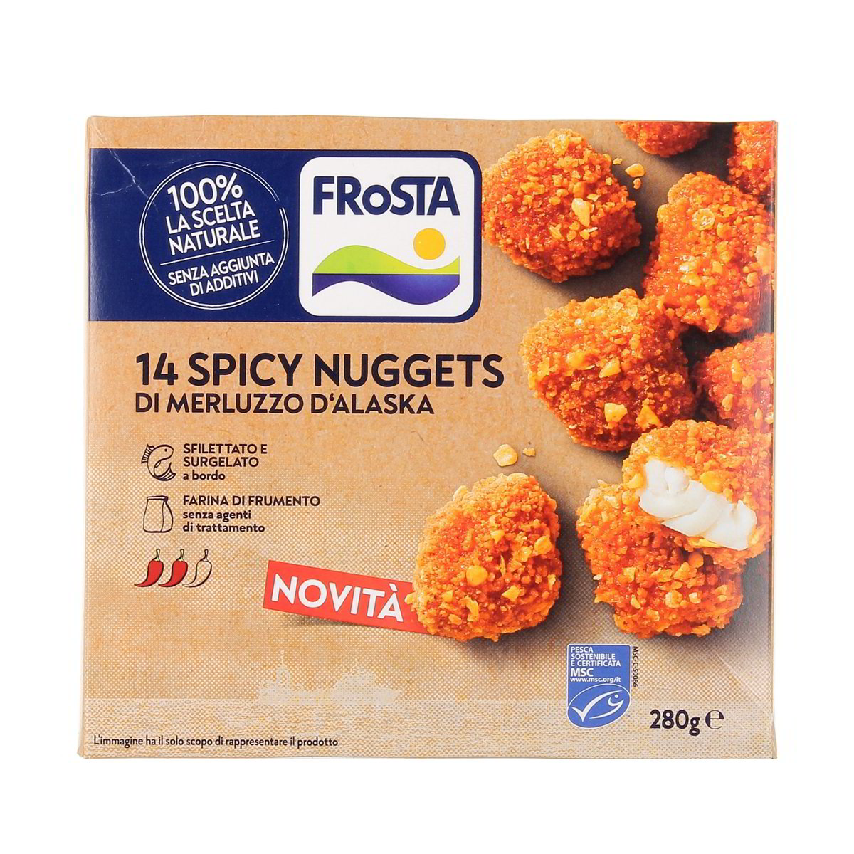 Frosta 14 Spicy Nuggests Di Merluzzo D'alaska 280 g