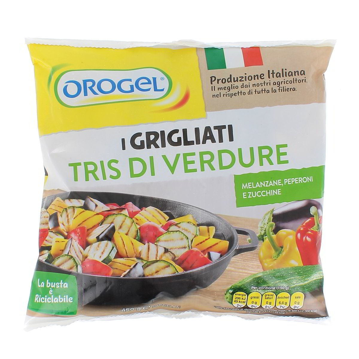 Orogel I Grigliati Tris Di Verdure 450 g