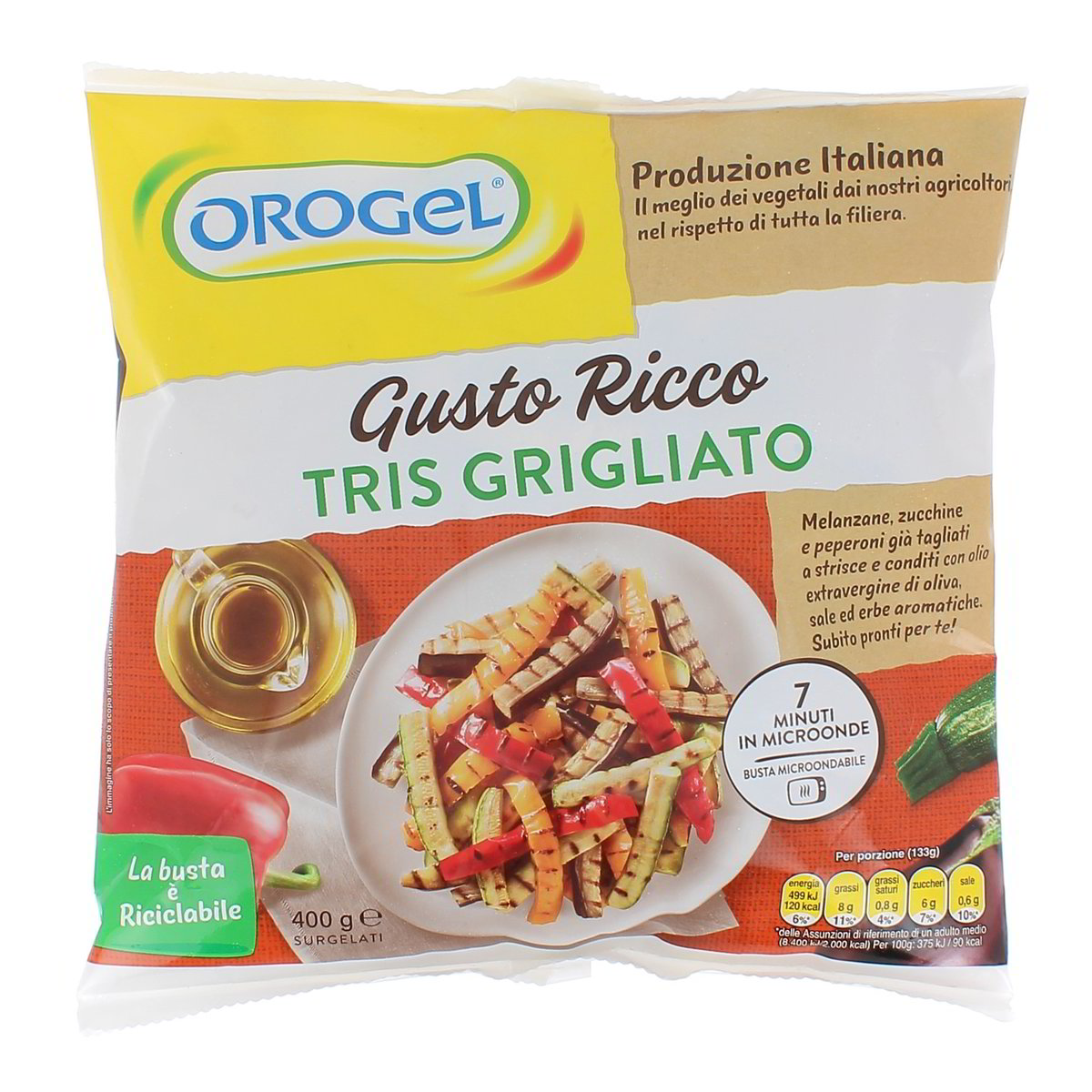 Orogel Tris Grigliato Gusto Ricco 400 g