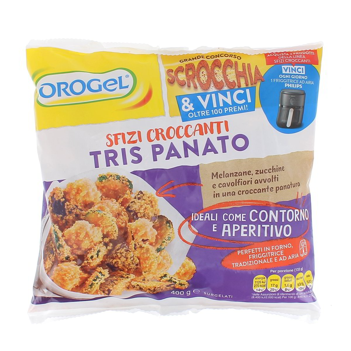 Orogel Sfizi Croccanti Tris Panato 400 g