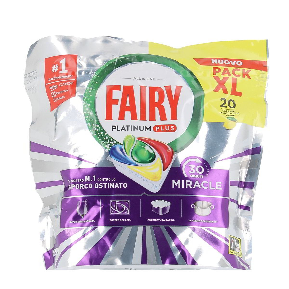 Fairy Caps Platinum Plus Miracle All In One Limone 20 pezzi