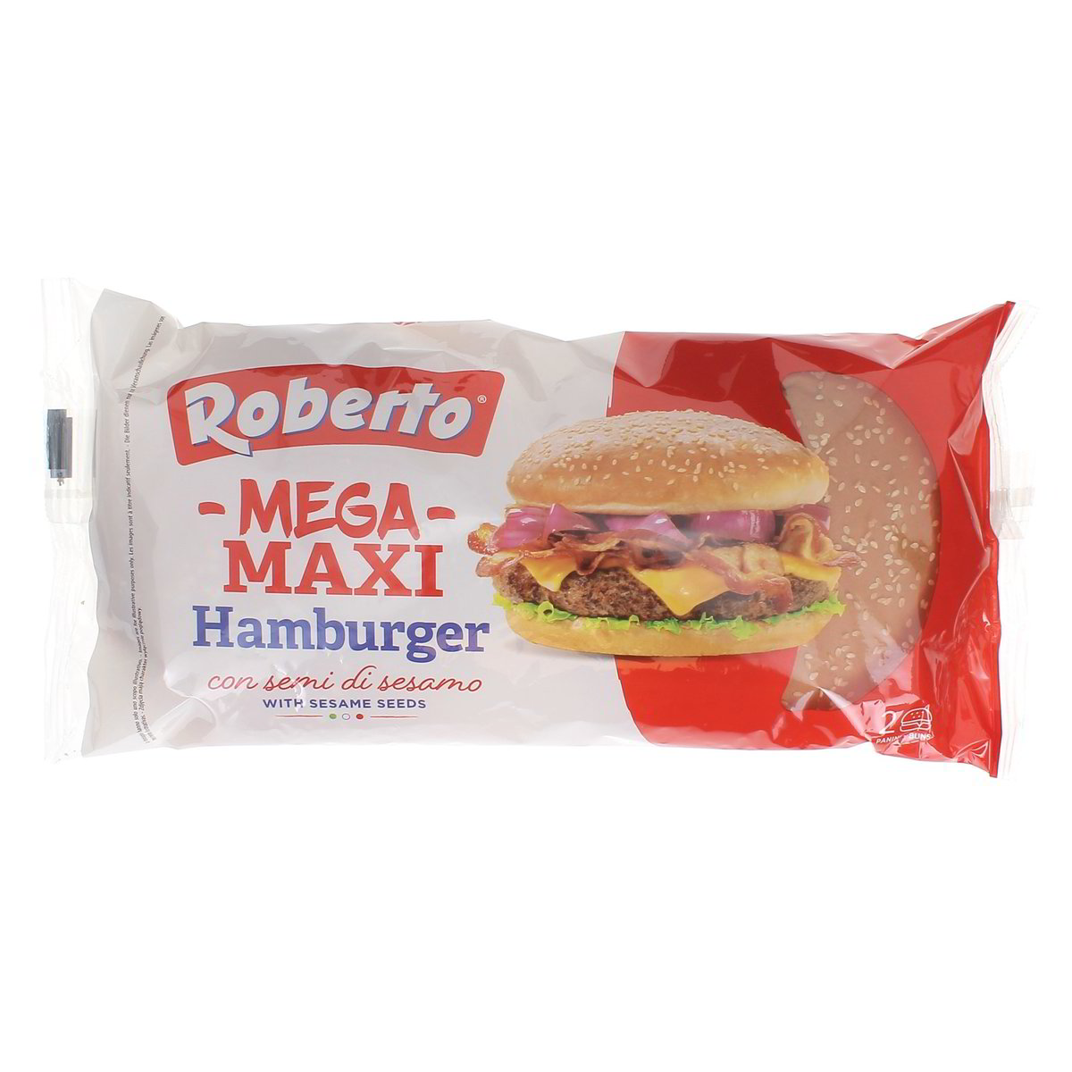 Roberto MEGA MAXI HAMBURGER CON SESAMO x2 250 g