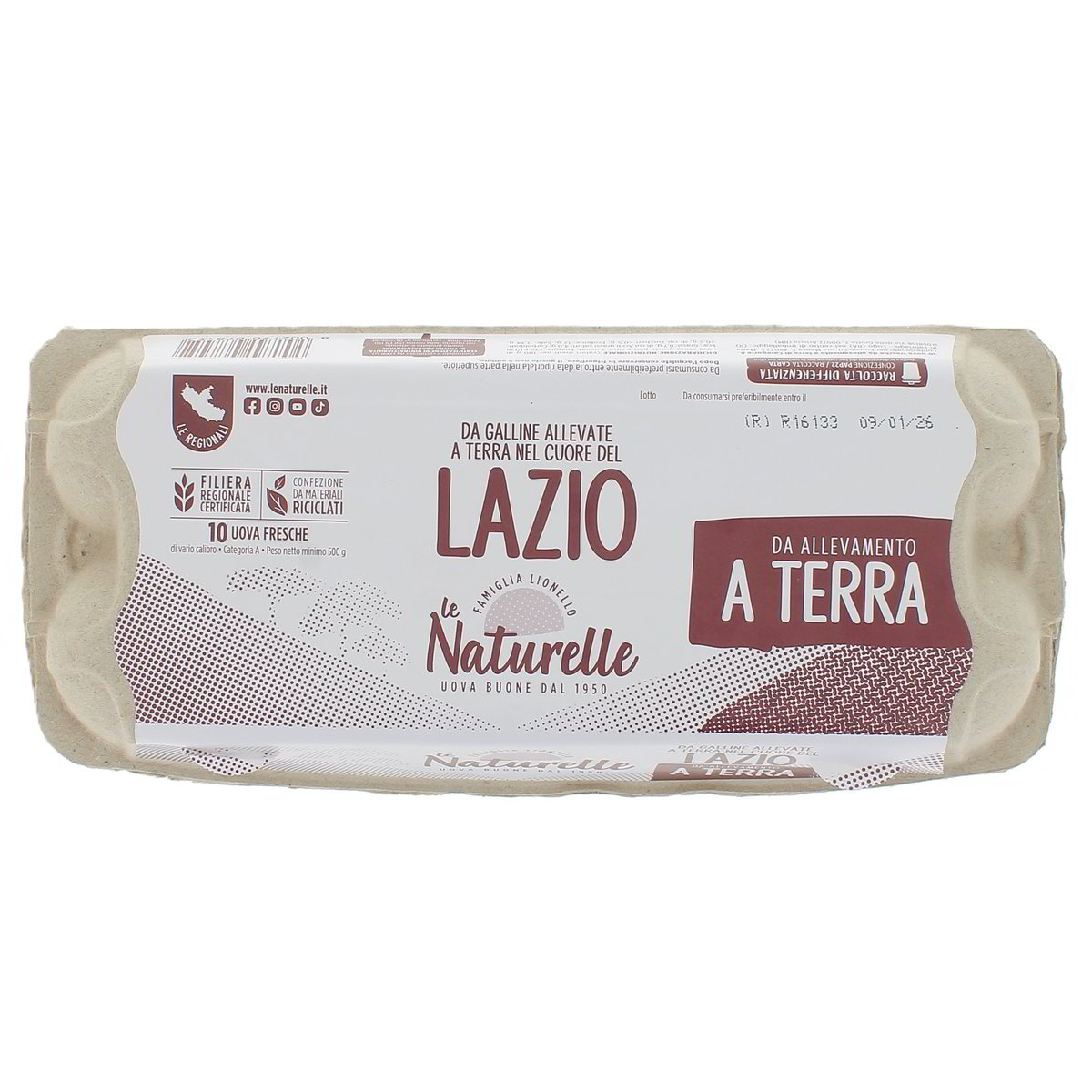 Naturelle Uova Da Allevamento A Terra Lazio 10 uova