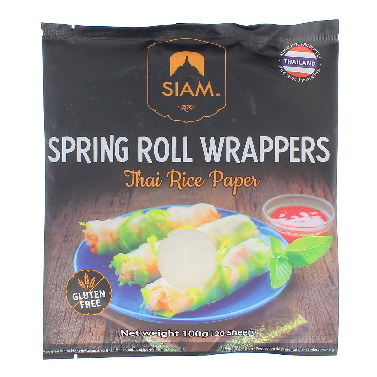 Siam Spring Roll Wrappers Thai Rice Paper 100 g