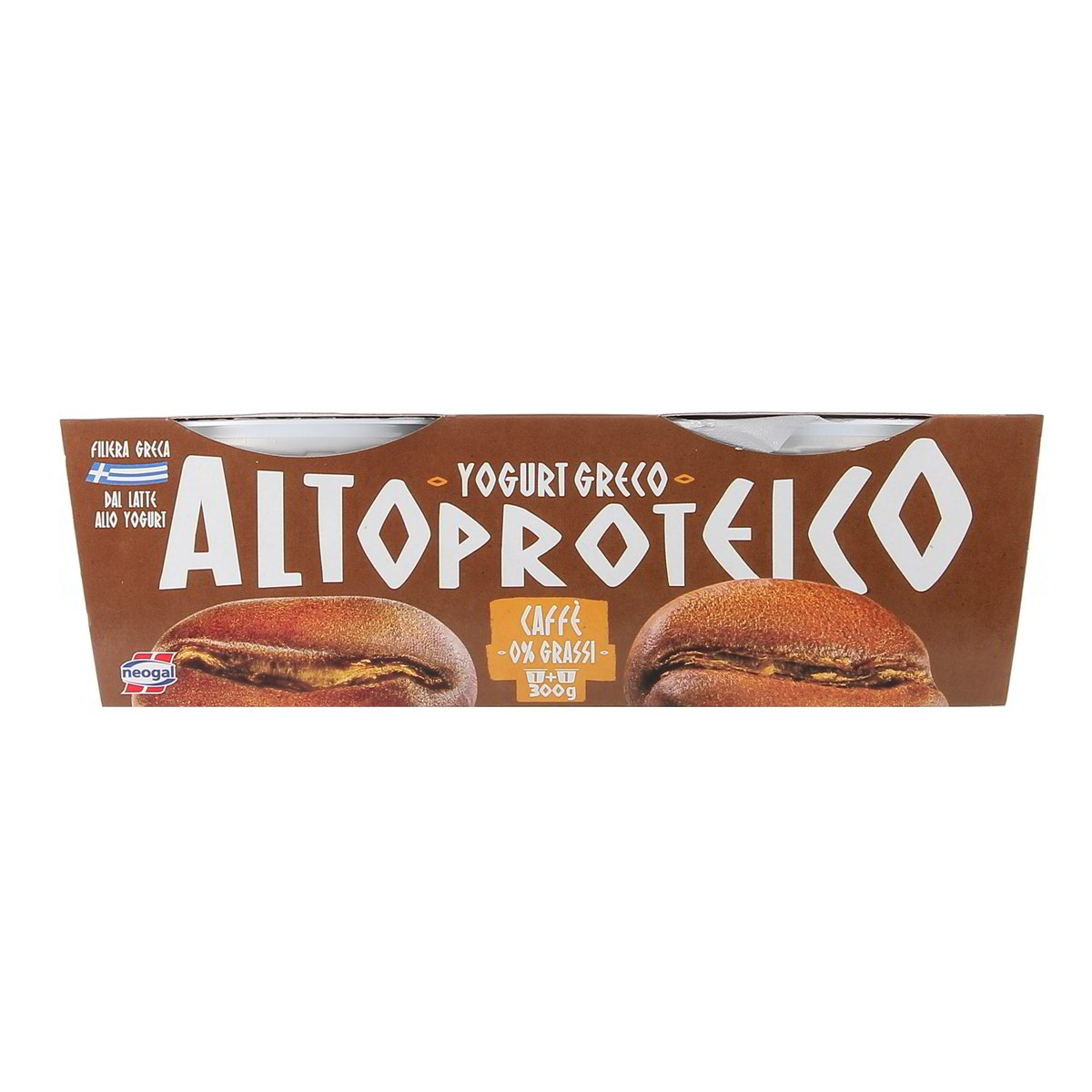 Neogal Yogurt Greco Altoproteico Caffè 0% Grassi 2x150 g