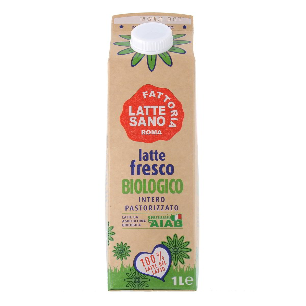 Fattoria Latte Sano Latte Fresco Intero Pastorizzato Biologico 1 l