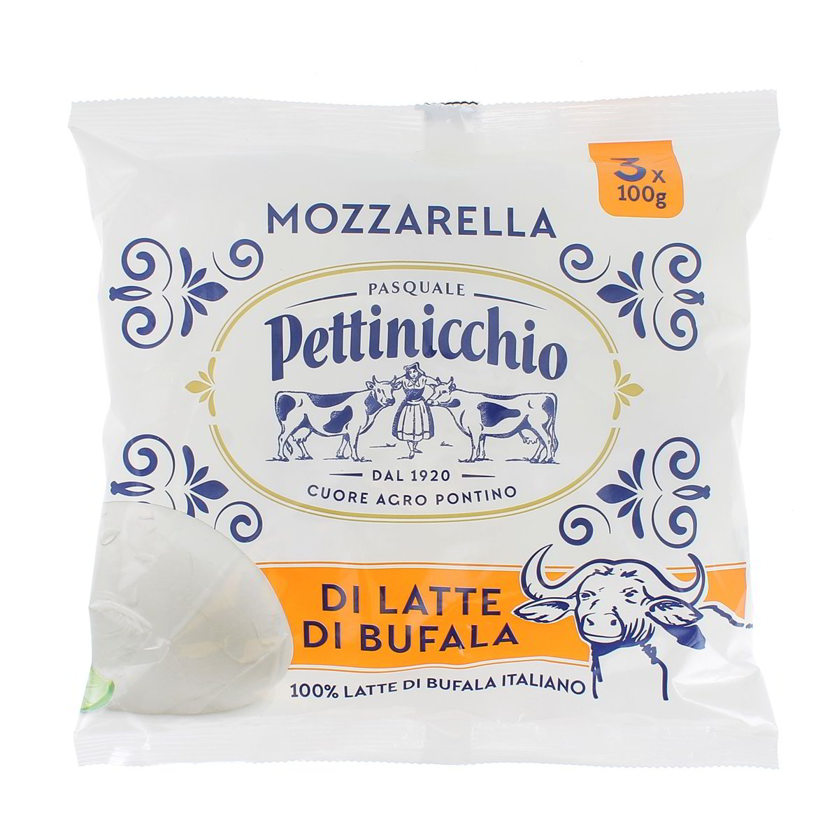 Pettinicchio Mozzarella Di Latte Di Bufala 3x100 g