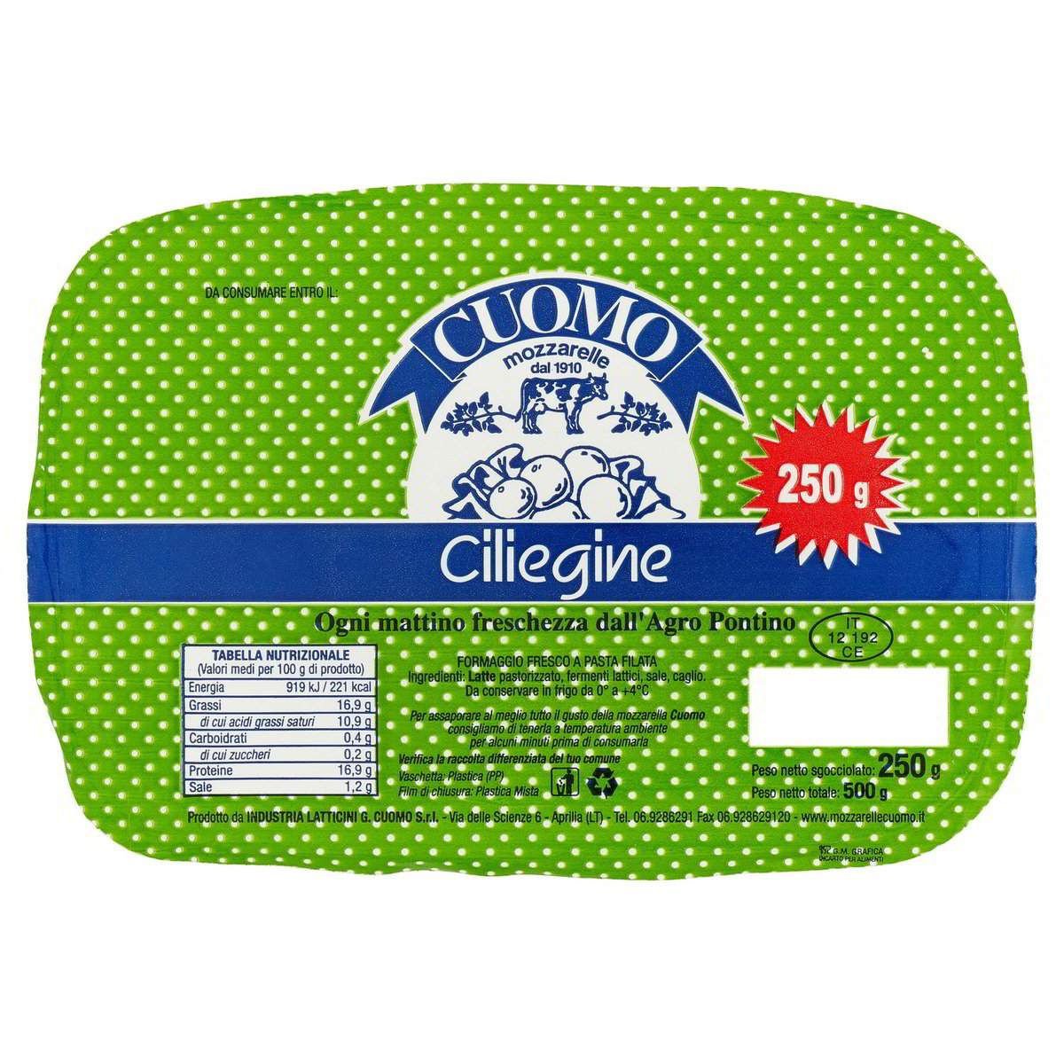 Cuomo Ciliegine 250 g