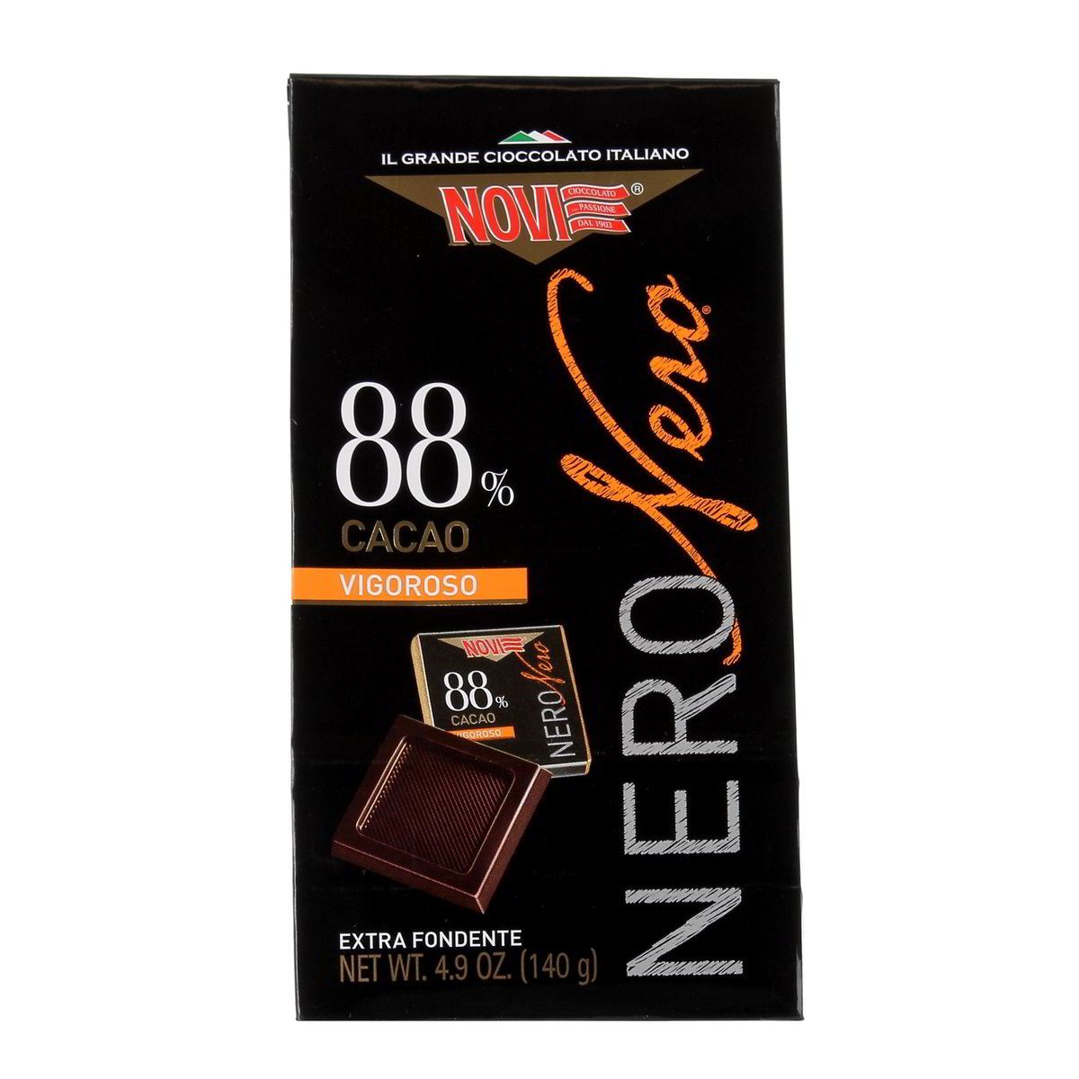 Novi Mini Cioccolatini Nero Nero 88% Caco Vigoroso 140 g