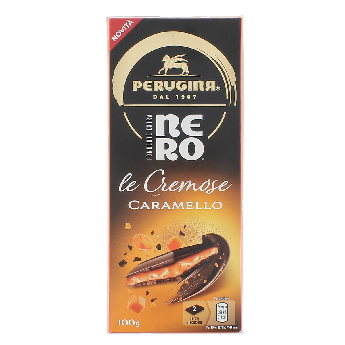 Perugina Nero Le Cremose Caramello Tavoletta Cioccolato 100 g