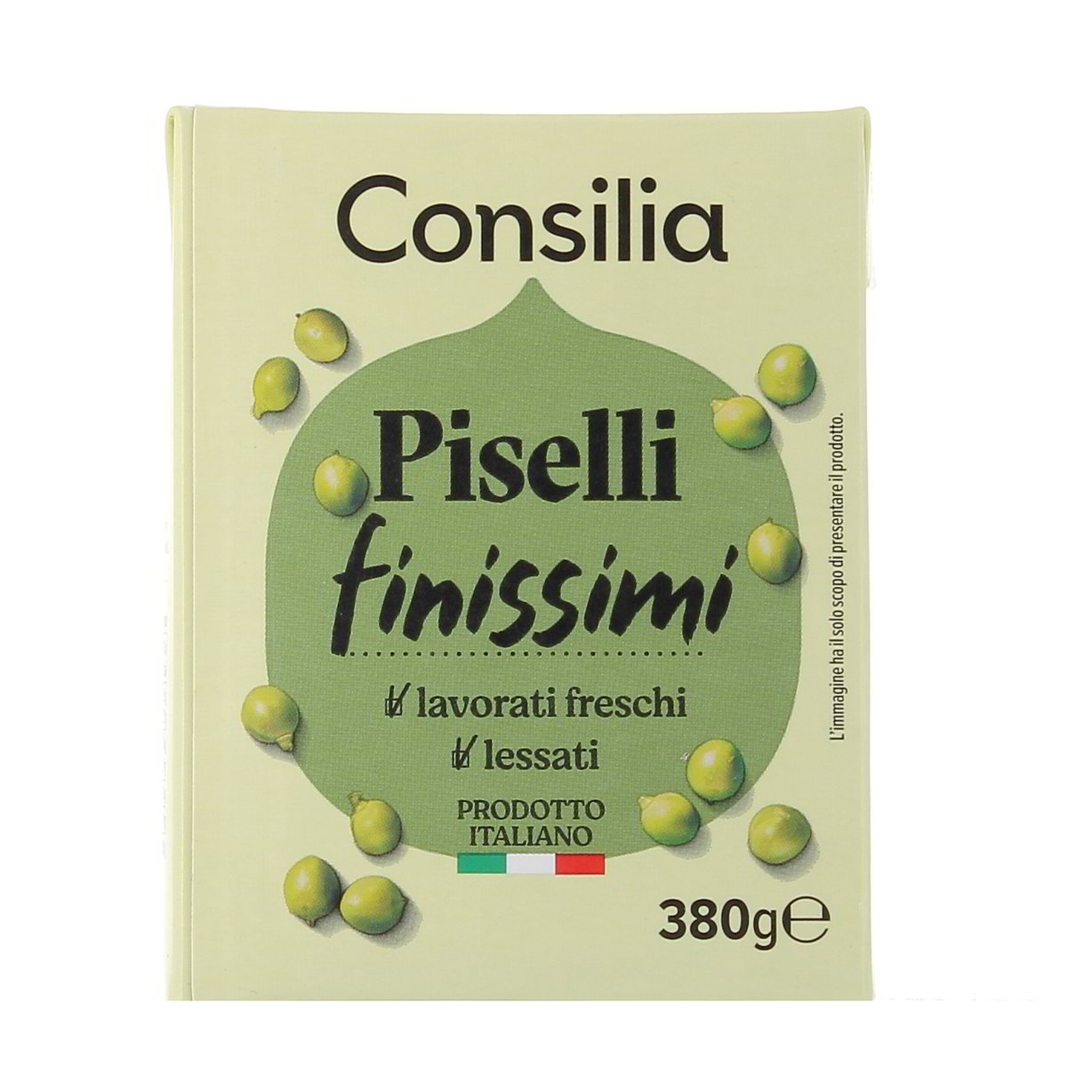 Consilia Piselli Finissimi Lessati 380 g - sgocciolato 240 g