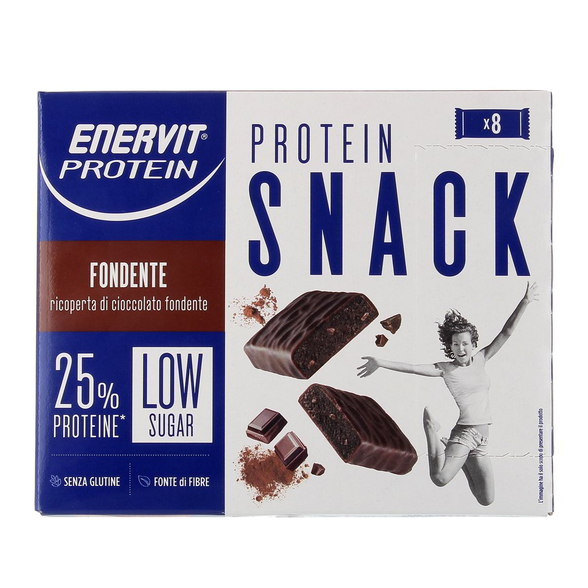 Enervit Protein Snack Cioccolato Fondente 8x27 g