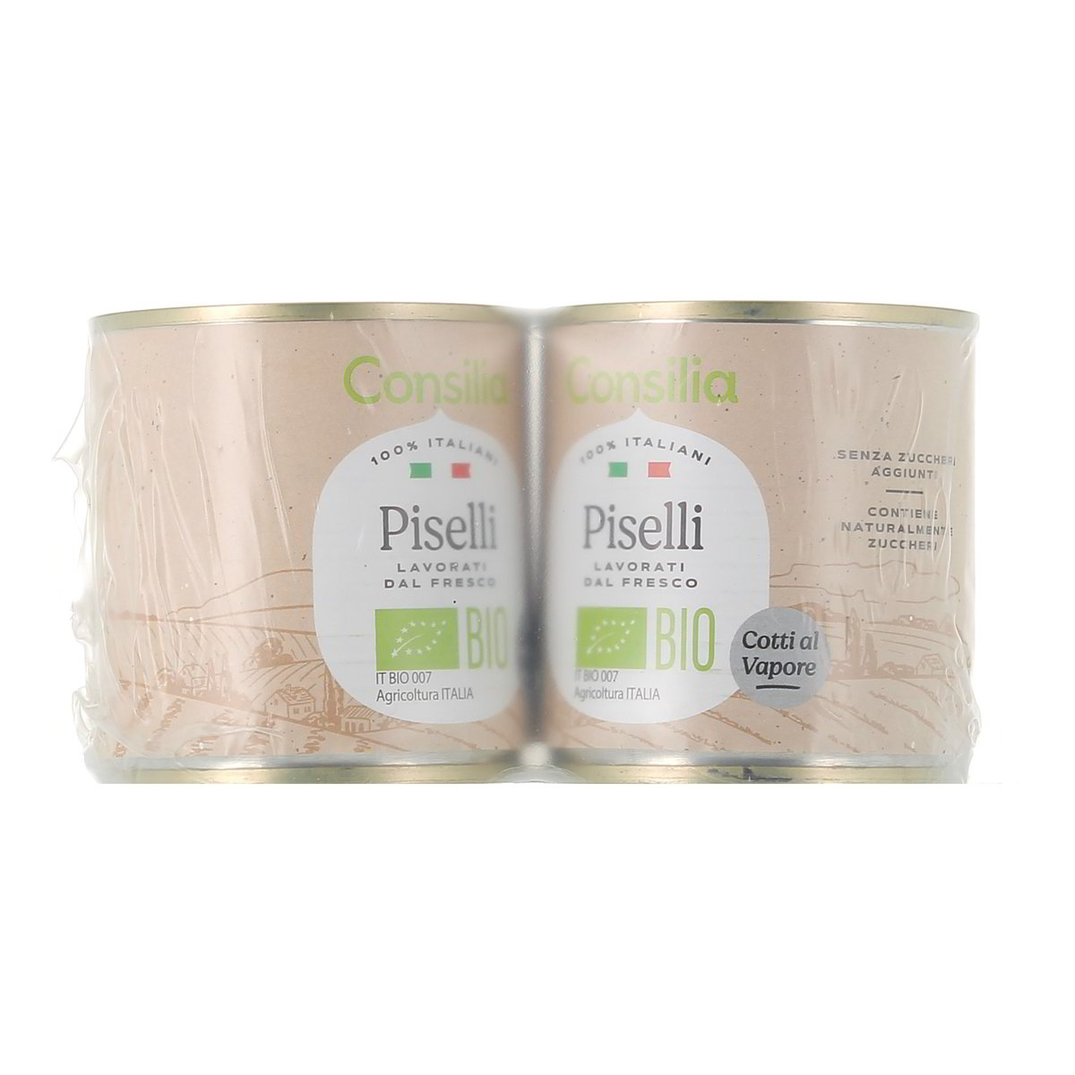 Consilia Piselli Bio 2x160 g - sgocciolato 2x140 g