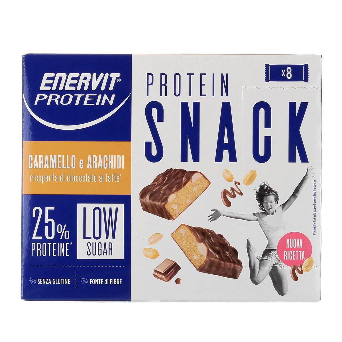 Enervit Protein Snack Caramello E Arachidi 8x31 g