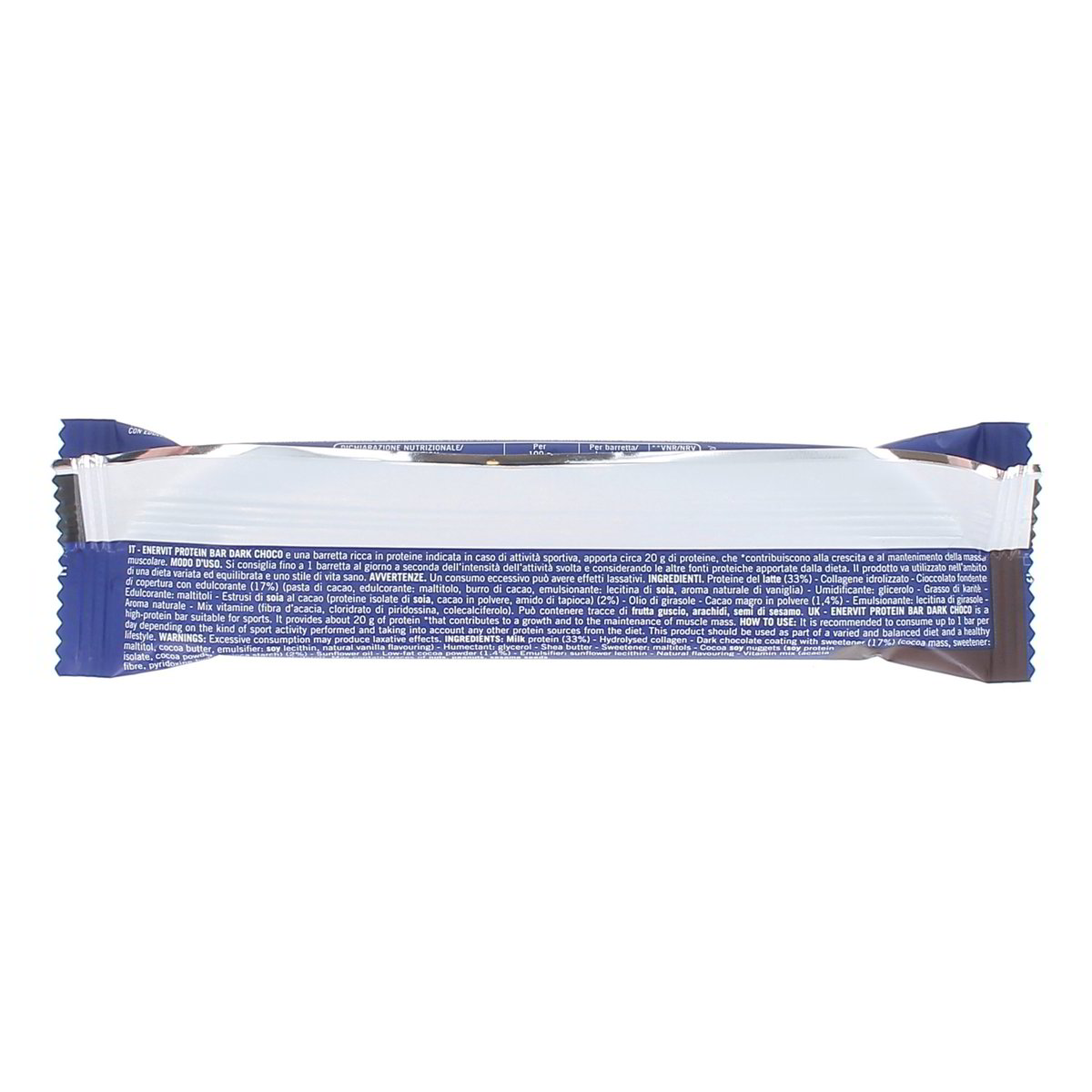 Enervit Barretta Proteica 50% Gusto Dark Choco 40 g — immagine 3