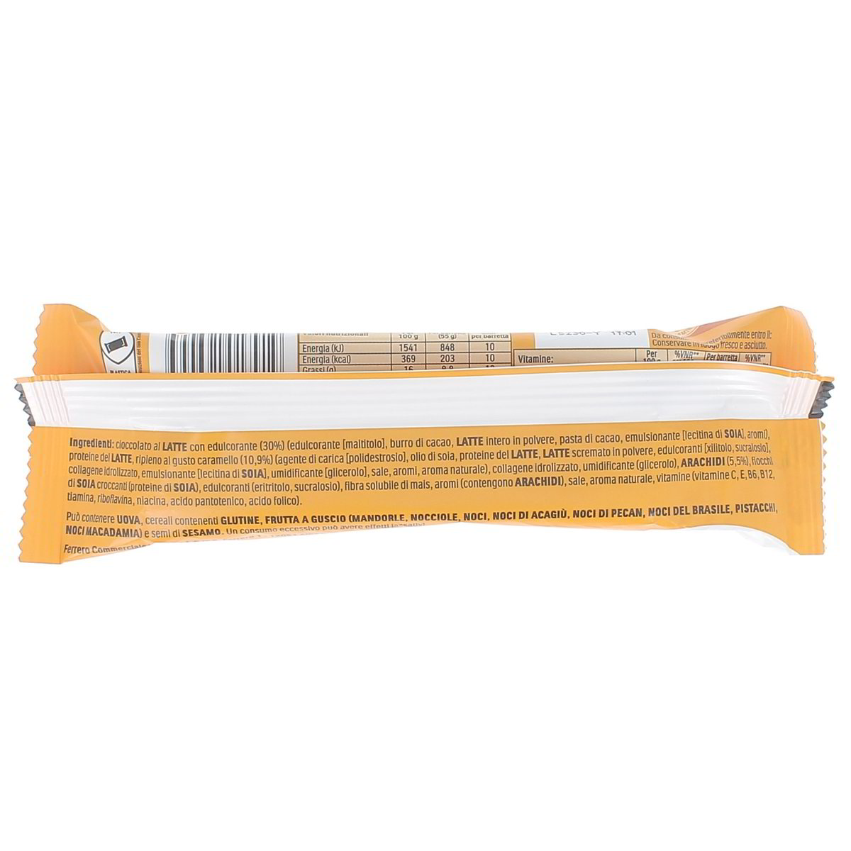 Fulfil Vitamin & Protein Bar Gusto Cioccolato Al Latte Caramello & Arachidi 55 g — immagine 3