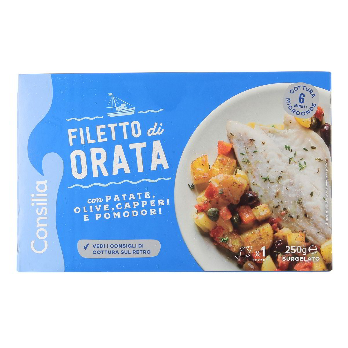 Consilia Filetto Di Orata Con Patate Olive Capperi E Pomodori 250 g