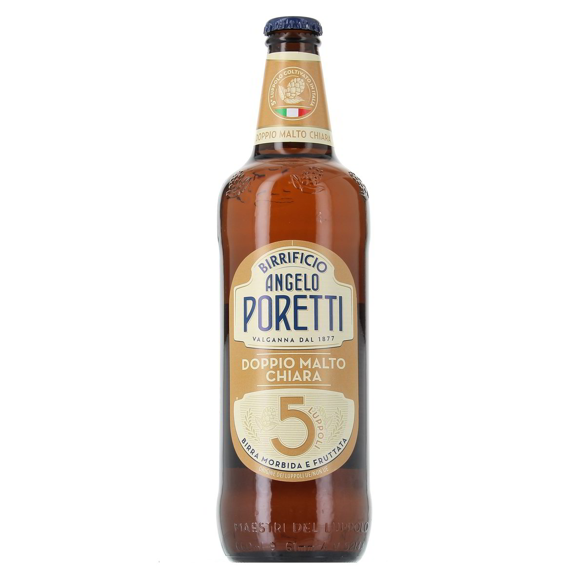 Angelo Poretti Birra 5 Luppoli Doppio Malto Chiara 66 cl