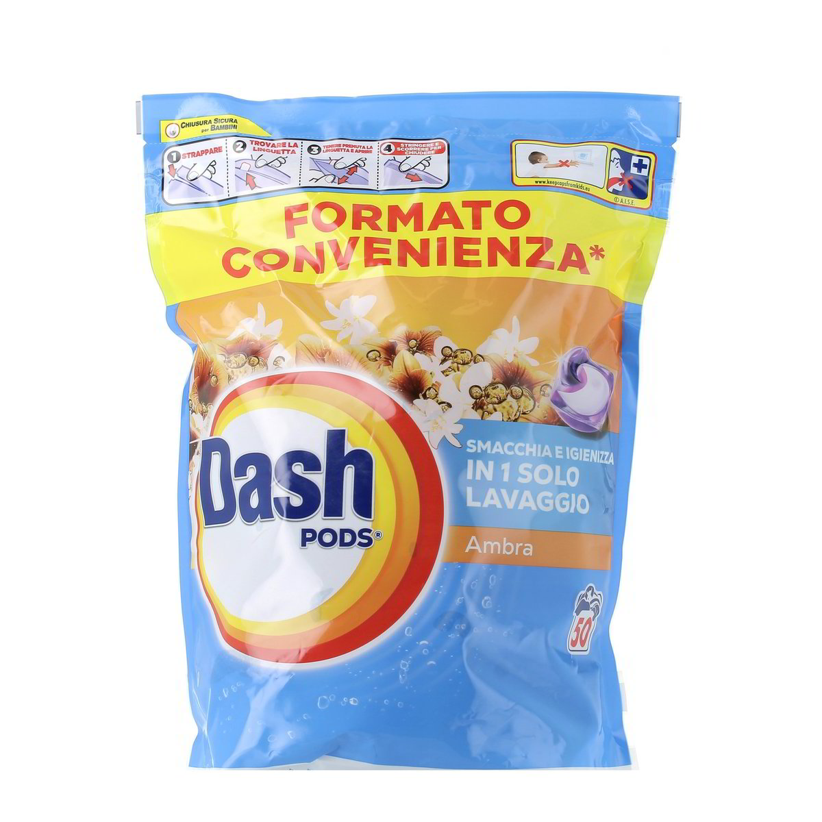 Dash Pods Ambra 50 pezzi