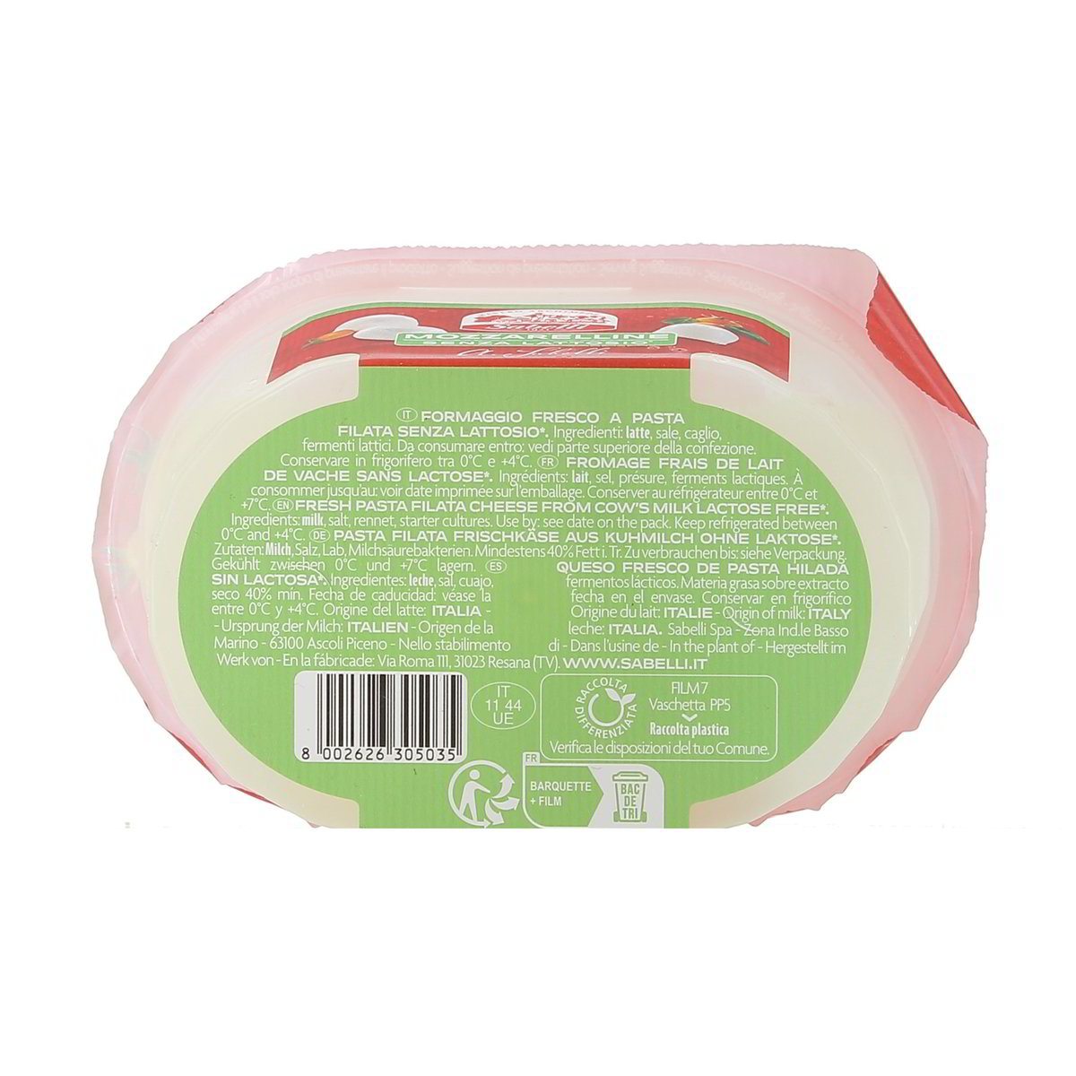 Sabelli Mozzarelline Senza Lattosio 125 g — immagine 3