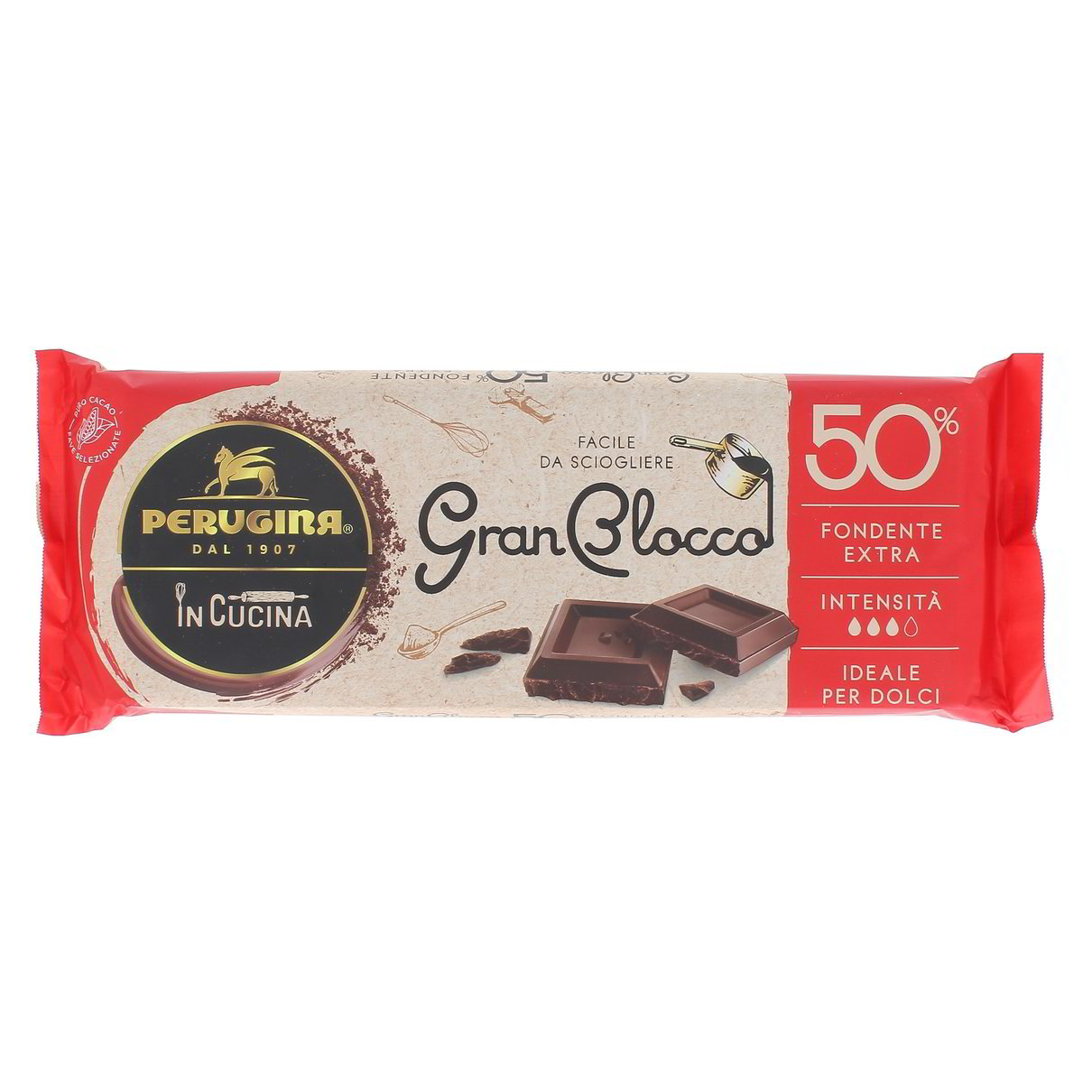 Perugina Granblocco Tavoletta Cioccolato Fondente Extra 50% 500 g