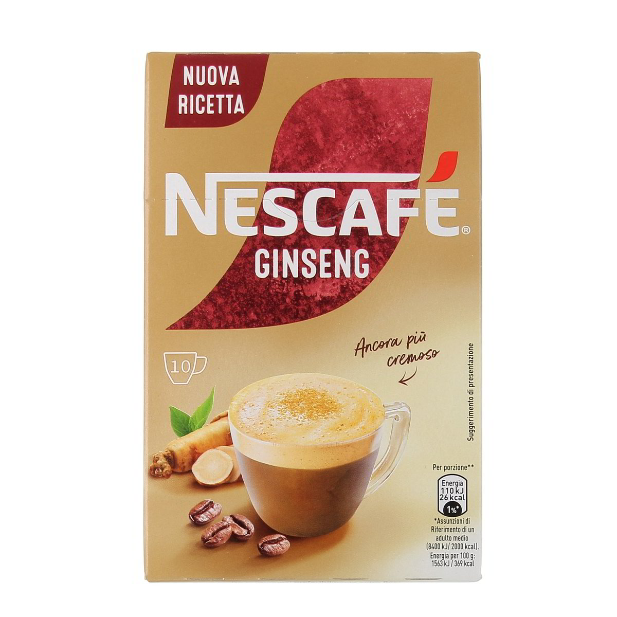 Nescafé Ginseng Caffe' Solubile 10 Bustine 70 g