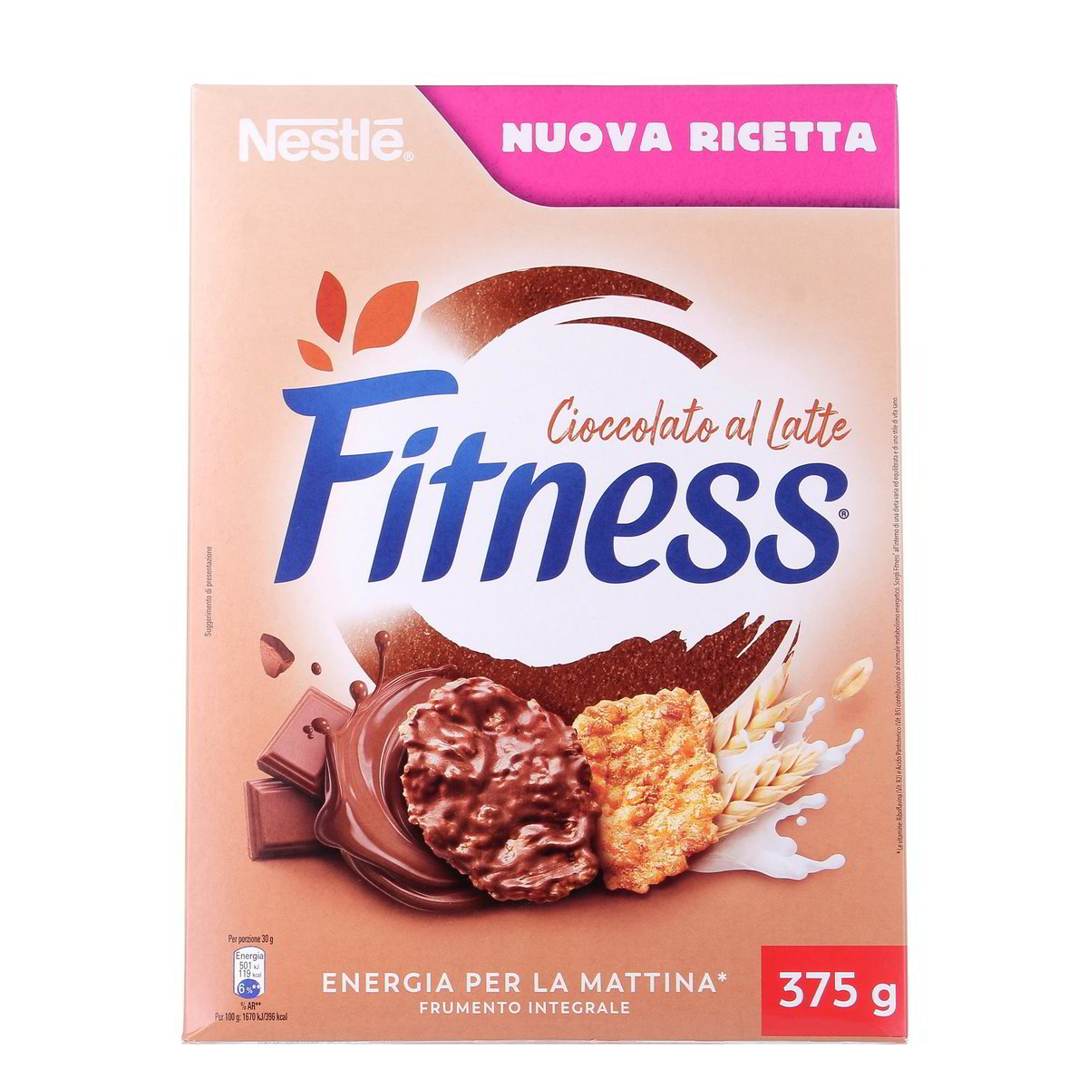 Fitness Cereali Integrali Con Fiocchi Di Cioccolato Al Latte 375 g