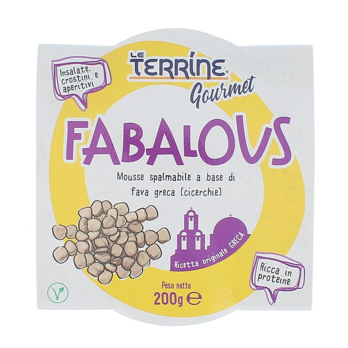 LE Terrine Fabalous Mousse Spalmabile A Base Di Fava Greca (Cicerchie) 200 g