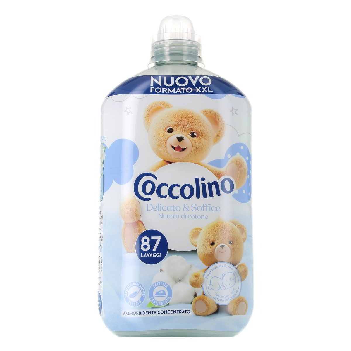 Coccolino Ammorbidente Concentrato Delicato & Soffice Nuvola Di Cotone 87 Lavaggi 1827 ml