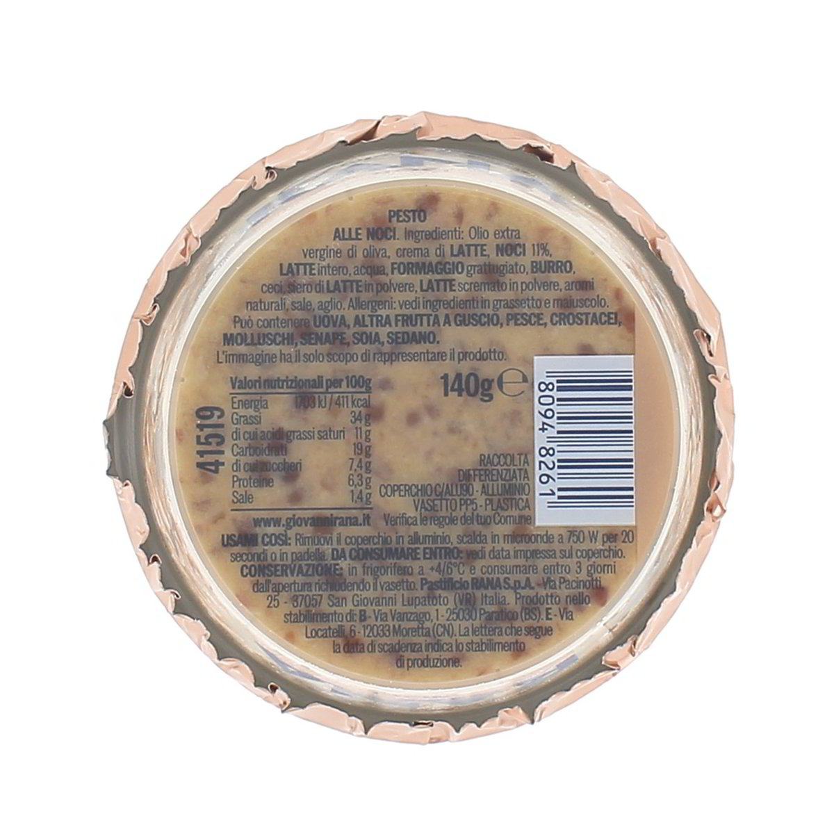 Rana Pesto Fresco Noci 140 g — immagine 3