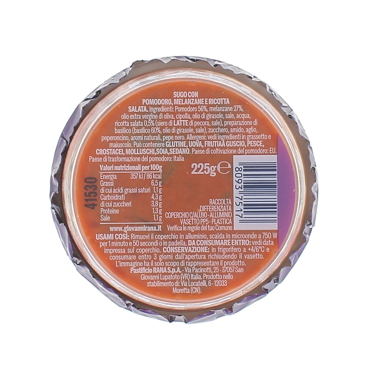 Rana Sugo Fresco Alla Norma 225 g — immagine 3