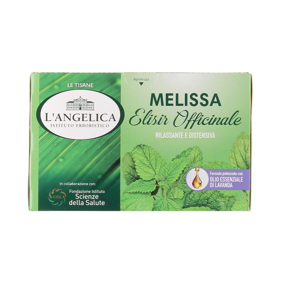 L'Angelica Tisana Melissa Elisir Officinale Rilassante E Distensiva 18 Filtri 27 g