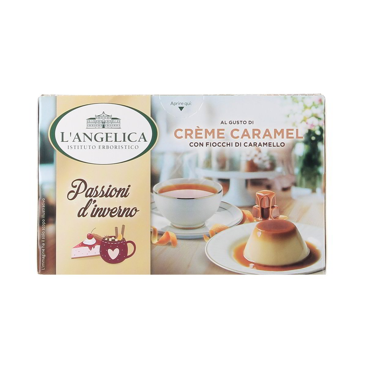 L'Angelica Pasioni D'inverno Al Gusto Di Crème Caramel Con Fiocchi Di Caramello 15 Filtri 30 g
