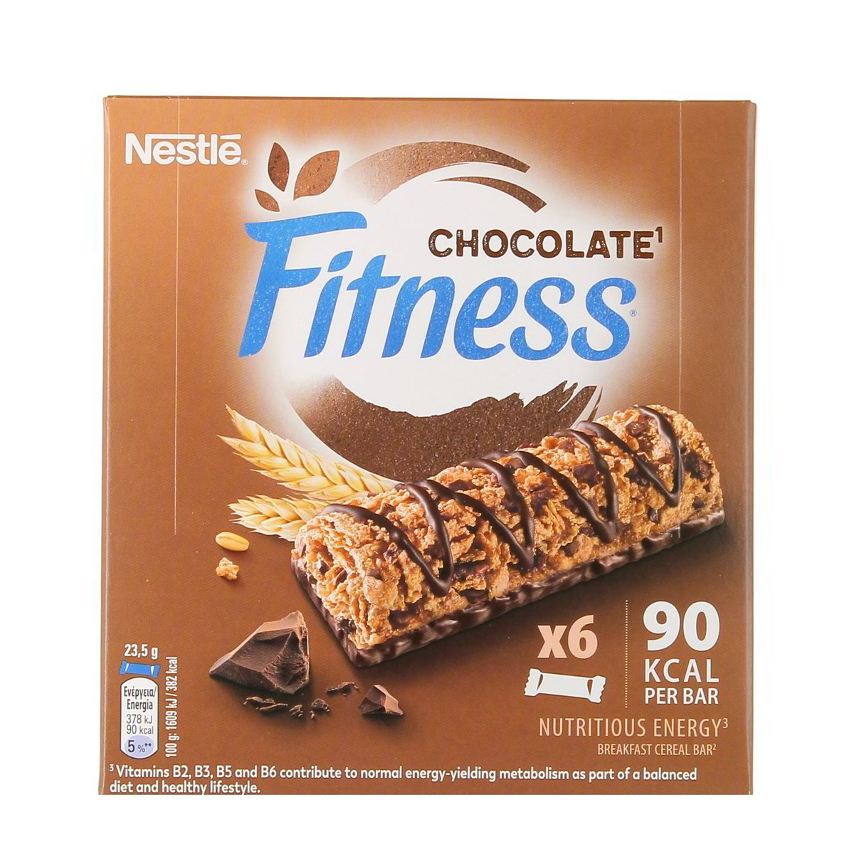 Fitness Chocolate Barrette Di Cereali Integrali Al Cioccolato 6 pezzi da 23,5 g