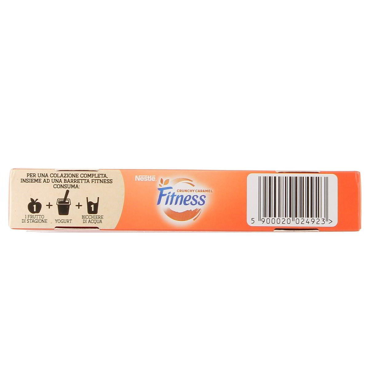 Fitness Crunchy Caramel Barrette Cereali Cioccolato E Caramello 4 pezzi da 23,5 g — immagine 3