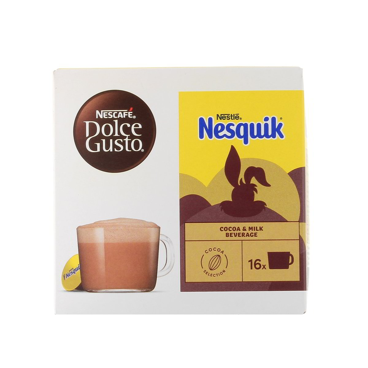 Nescafé Dolce Gusto Nesquik Bevanda Al Cioccolato Capsule Compatibili 16 pezzi