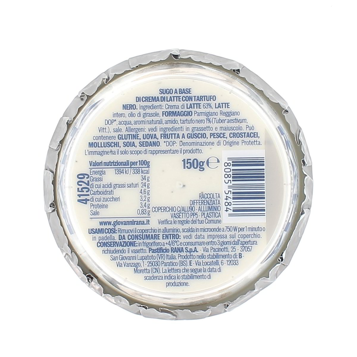 Rana Sugo Fresco Tartufo Nero 150 g — immagine 3