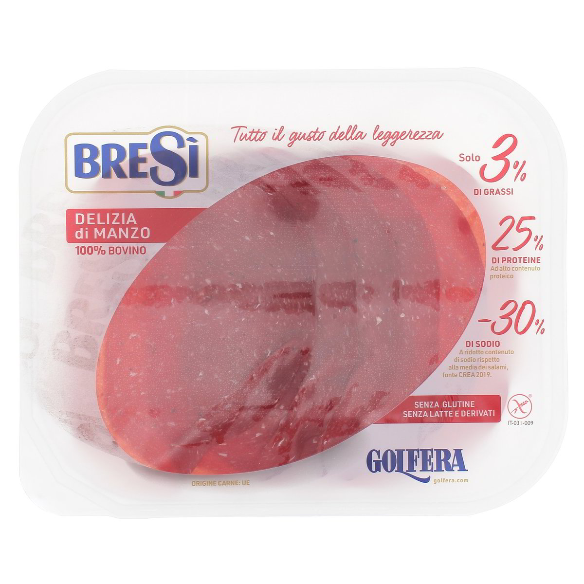 Golfera Bresi' Delizia Di Manzo 100% Bovino 75 g