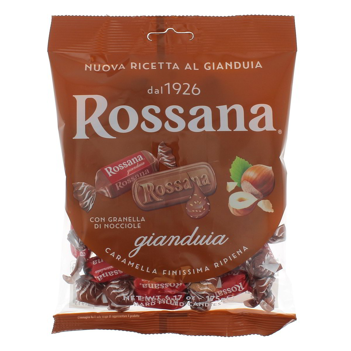 Rossana Caramelle Ripiene Al Cioccolato Con Nocciole E Gianduia 175 g