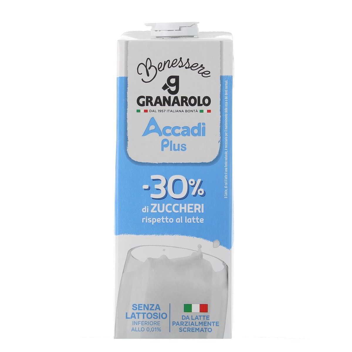 Granarolo Accadi Plus Latte Parzialmente Scremato Uht Senza Lattosio 1 l