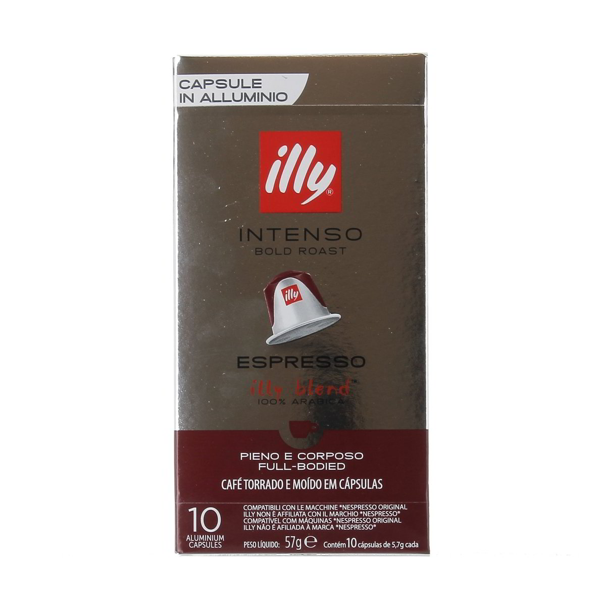 Illy Intenso Espresso Pieno E Corposo 10 pezzi - 57 g totali