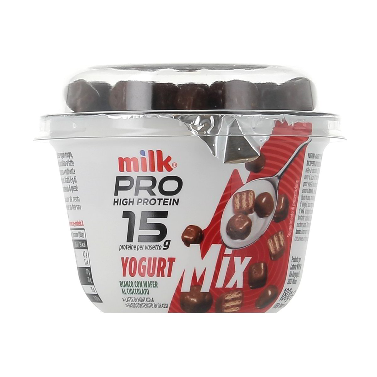 Milk Yogurt Mix Pro High Protein Bianco Con Wafer Al Cioccolato 180 g