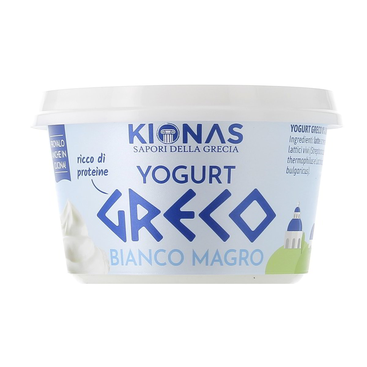 Kionas Yogurt Greco Bianco Magro 0% Grassi 500 g