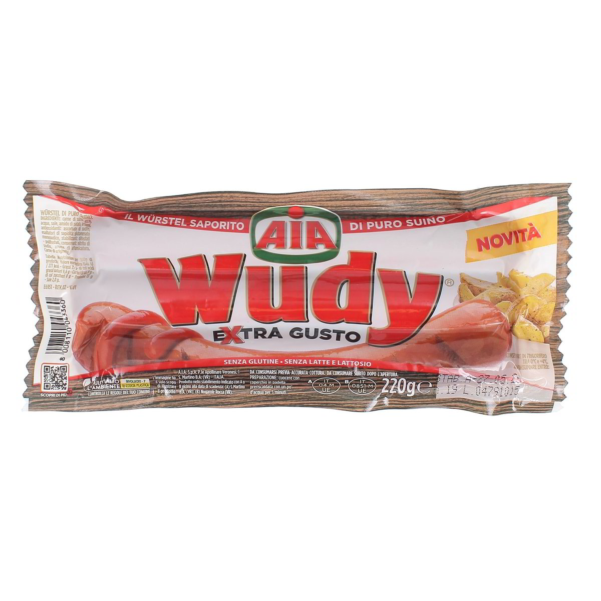 AIA Wurstel Wudy Extra Gusto 220 g