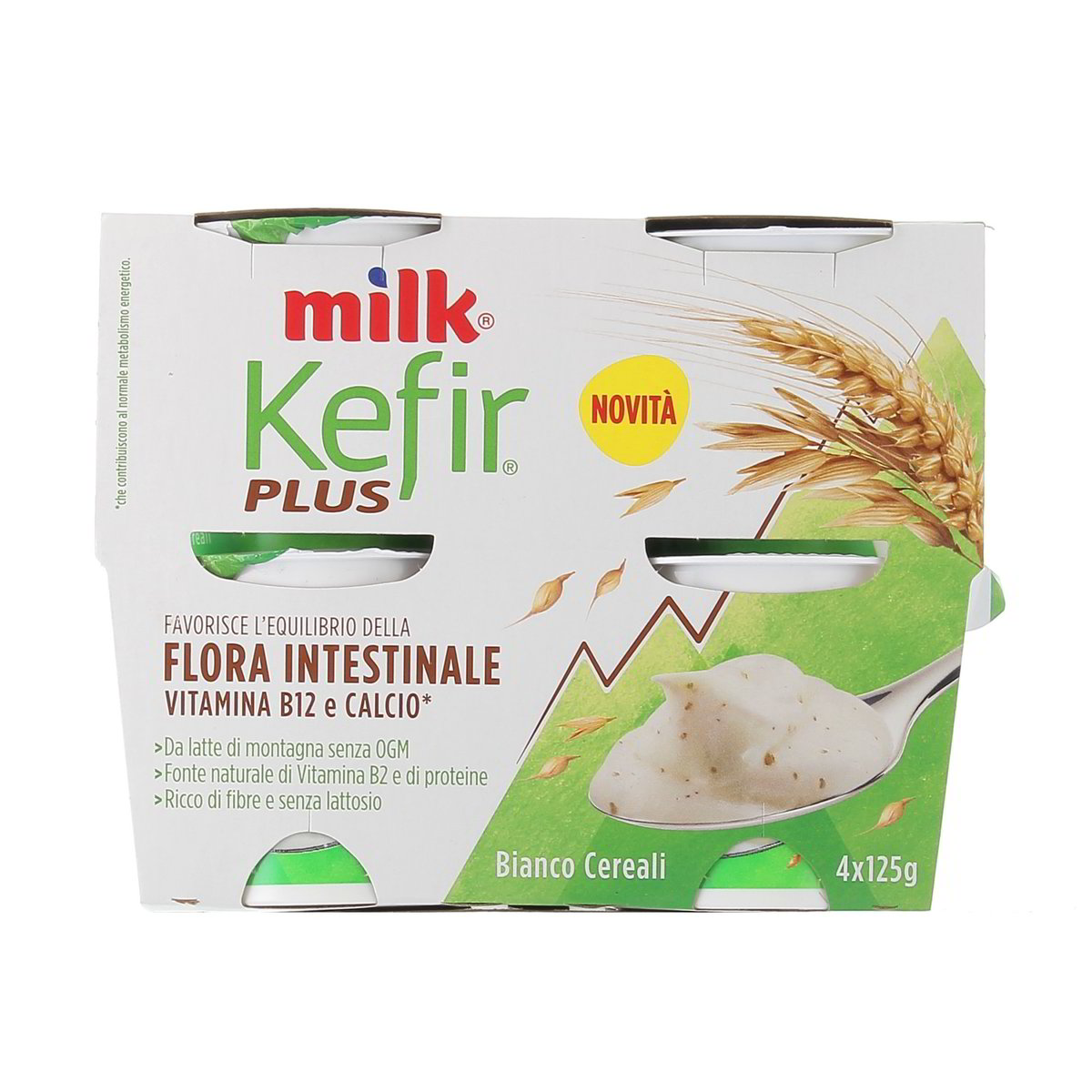 Milk Kefir Plus Bianco Cereali 4x125 g