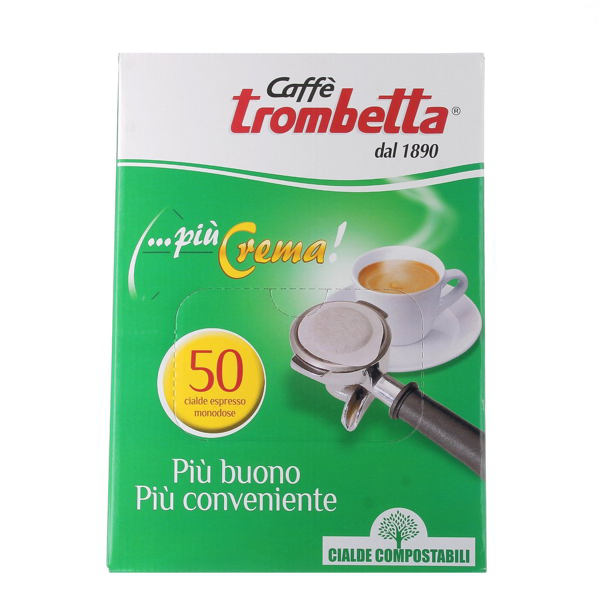 Caffè Trombetta Più Crema Espresso In Cialde 50 pezzi - 350 g totali