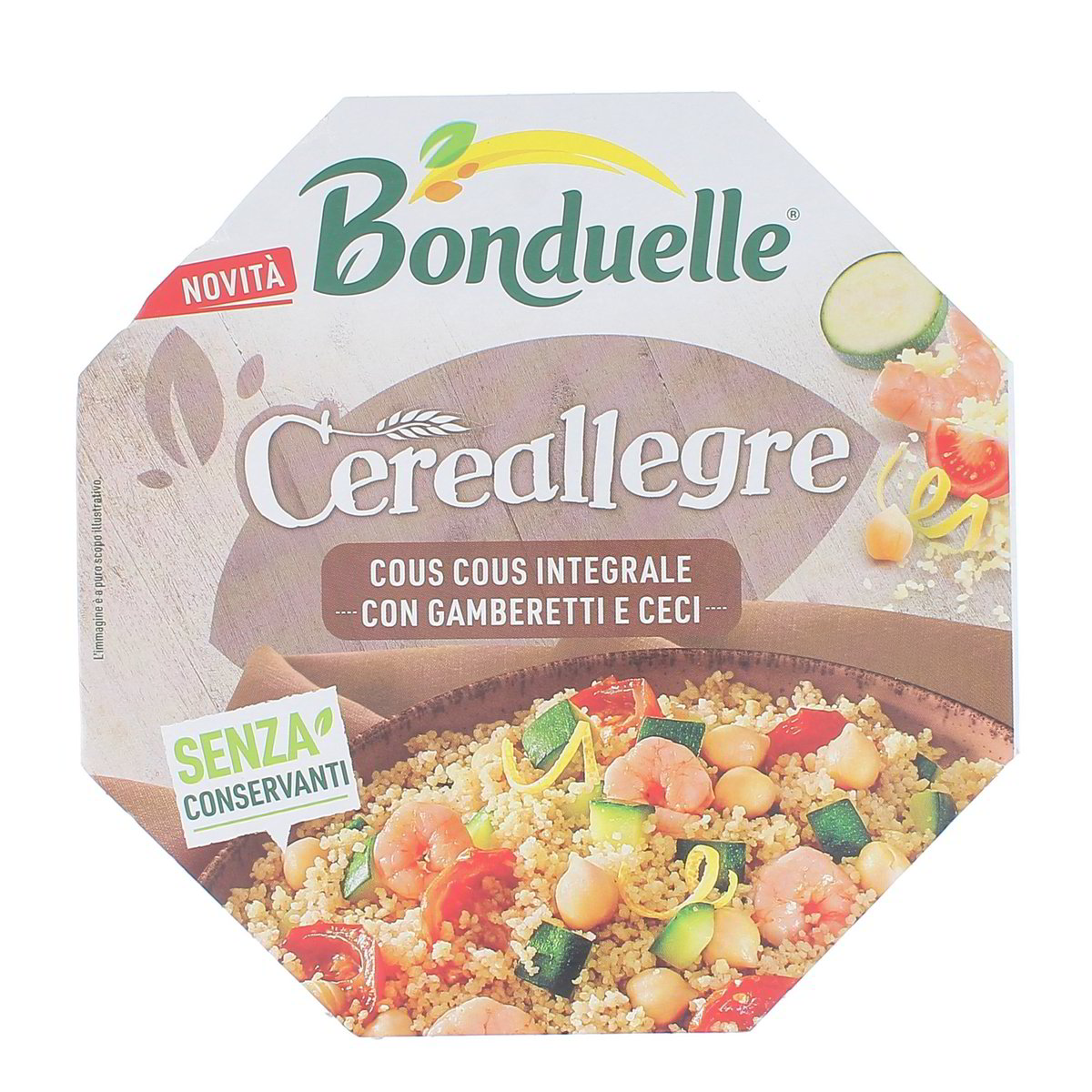 Bonduelle Cereallegre Couscous Integrale Coon Gamberetti E Ceci 200 g