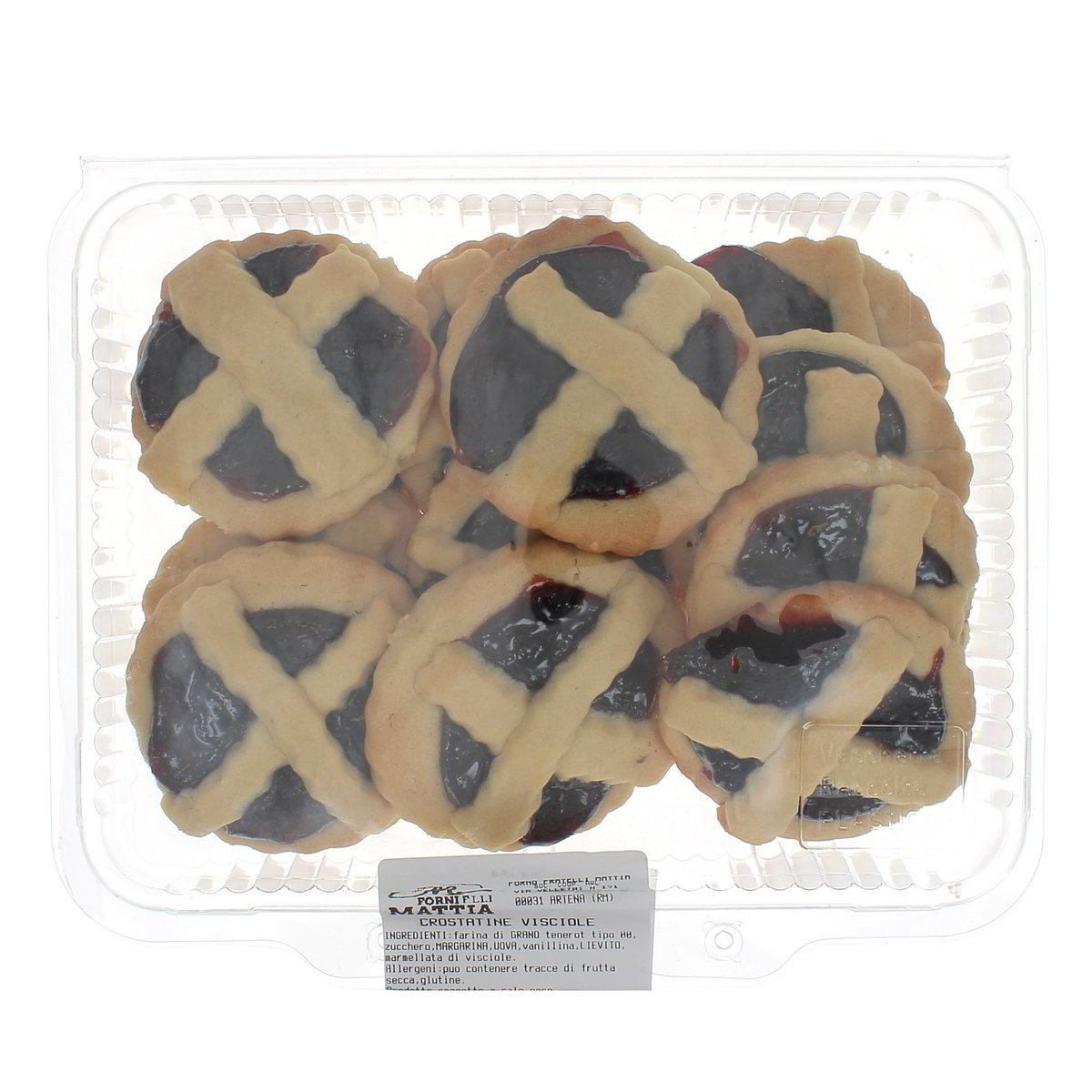 Forno Fratelli Mattia Crostatine Visciole confezione da circa 500 g